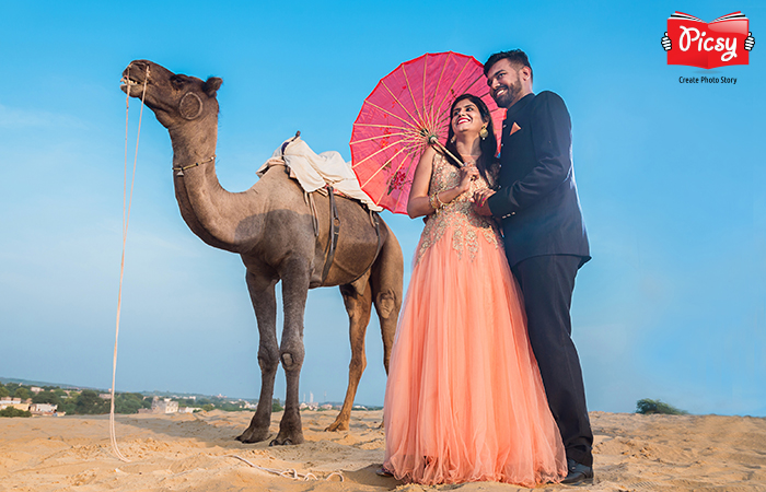 Desert Pre Wedding Photoshoot