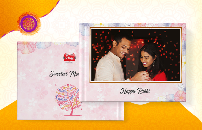 Picsy personalized photo album As Raksha Bandhan Gift