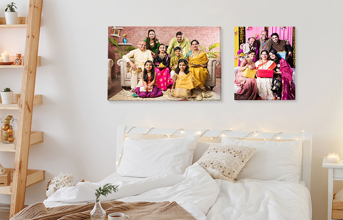 Family Canvas Prints As Diwali Gift