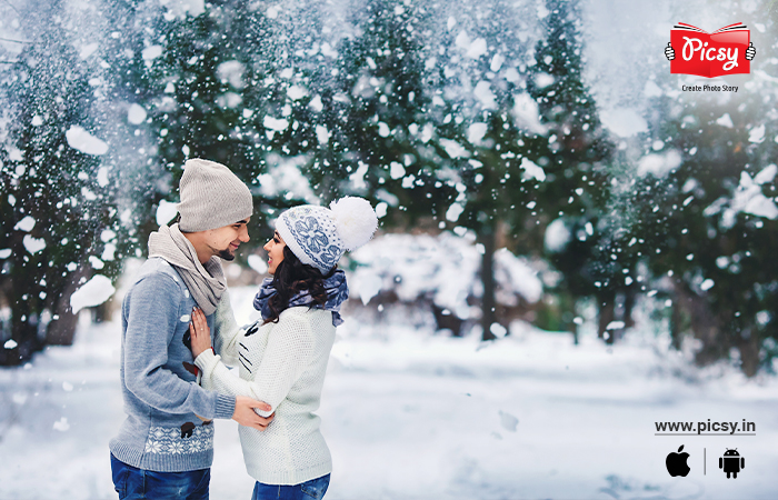 Pre Wedding Shoot in Snow