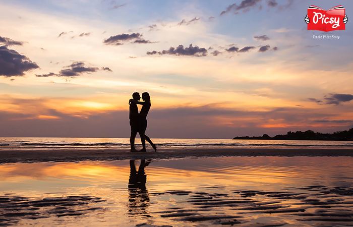 Pre Wedding Silhouette Photography