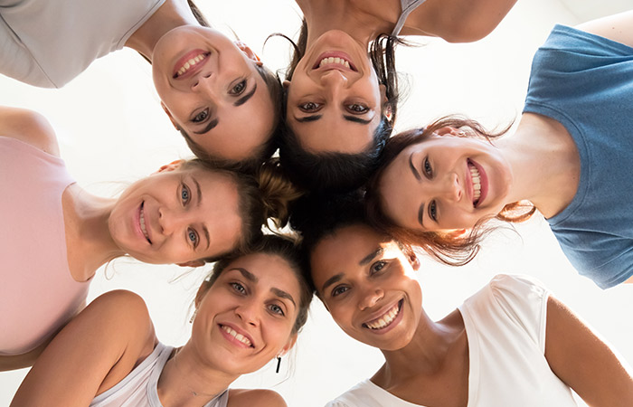 Group beautiful young people doing selfie lying on the floor, best friends  girls and boys together having fun, posing emotional lifestyle concept  6083741 Stock Photo at Vecteezy