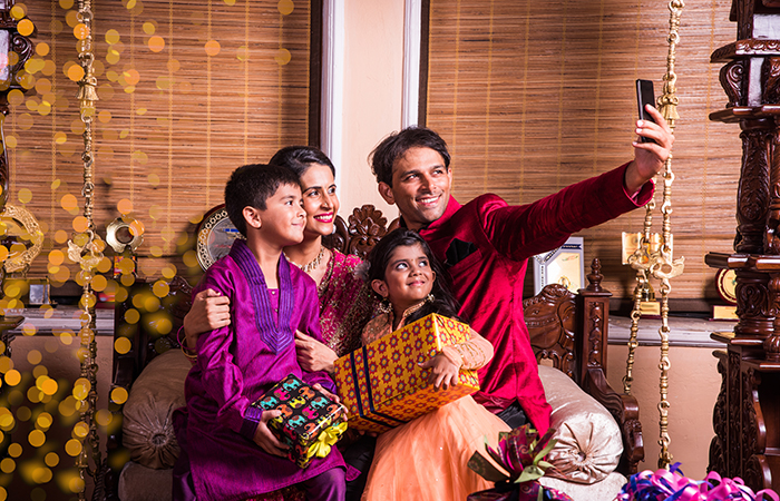 Share Diwali Selfies
