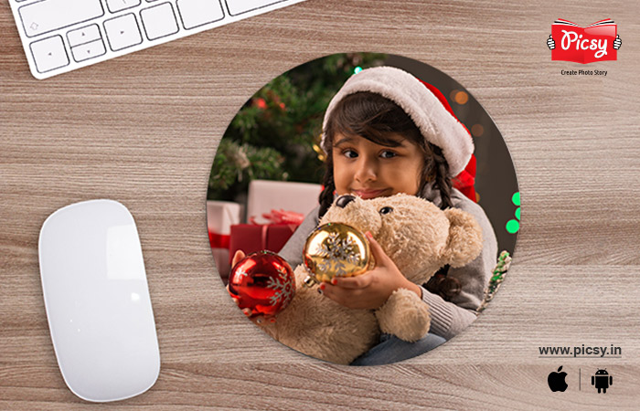 Christmas Themed Mouse Pad as Christmas Gift 