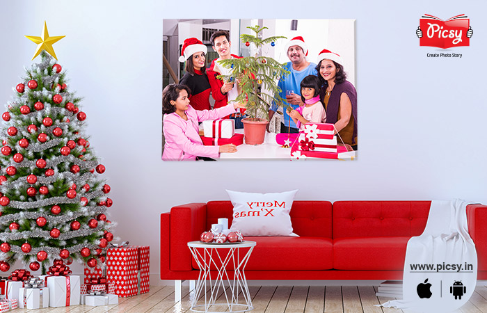 Canvas Photo Print for Family 