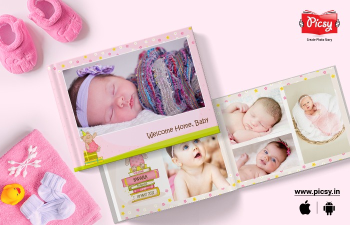 New Born Baby Photo Book