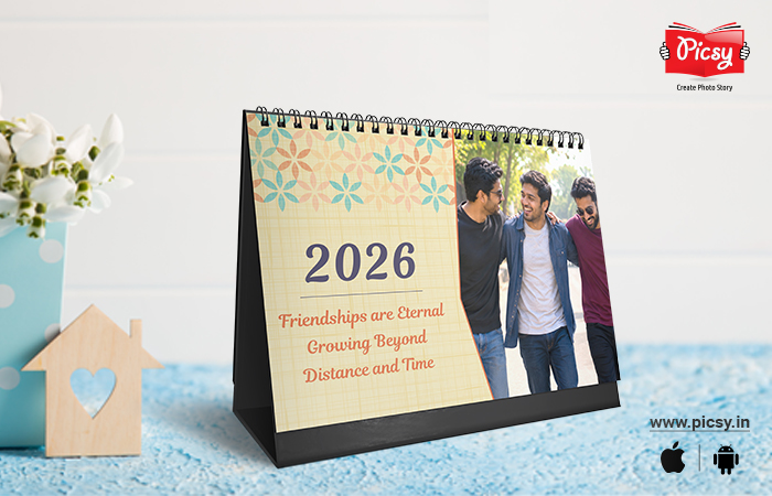 Personalized Photo Calendar For Friends