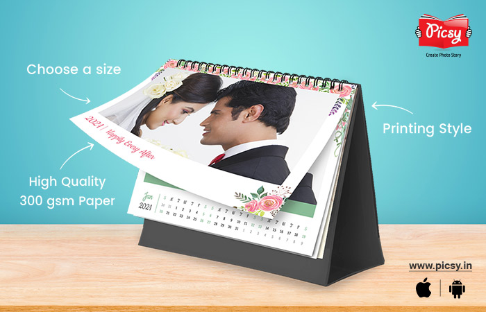 Choose Size and Style for your Calendar