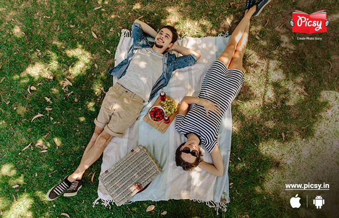 Lying next to each other Pose