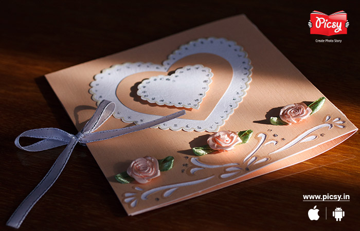 Gift your wife romantic handmade card