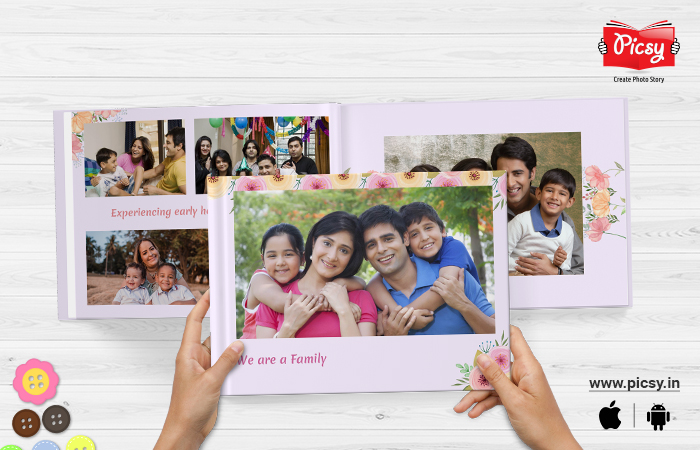 Family Photo Book Cover