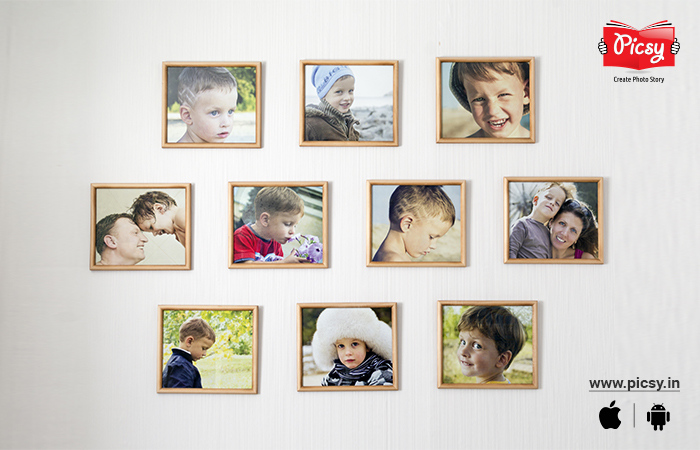 Kids Photo Prints Wall