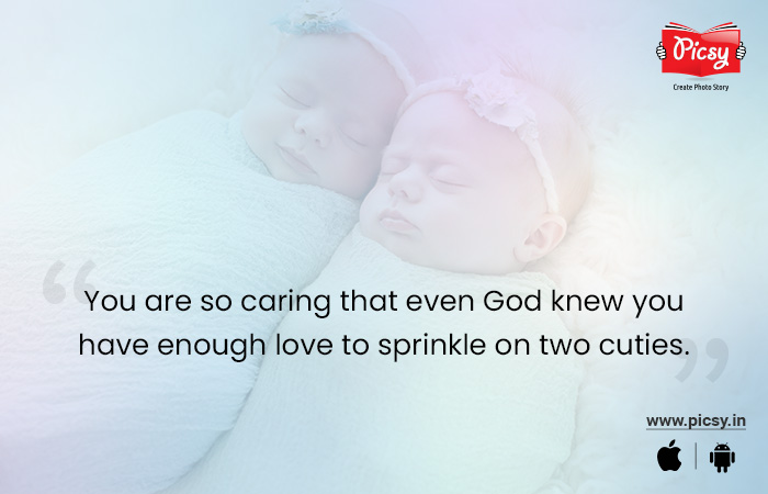 New Born Baby Messages for Twins, Triplets and More