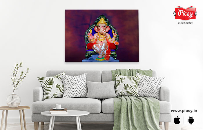 Ganpati Canvas Photo Print