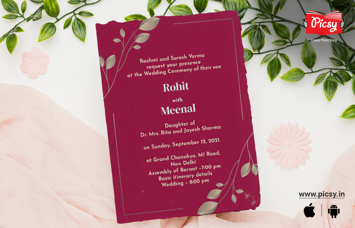 Special Indian wedding Invitation wording