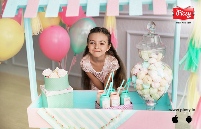 Pastel Colors Birthday Decoration Theme