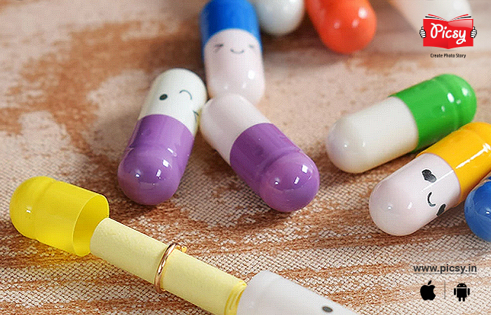Love Pills Capsules with Message