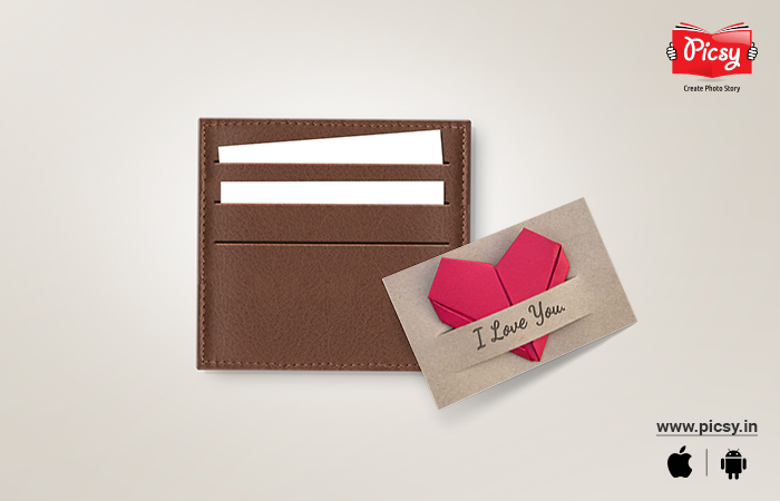 Wallet Card with Love Message 