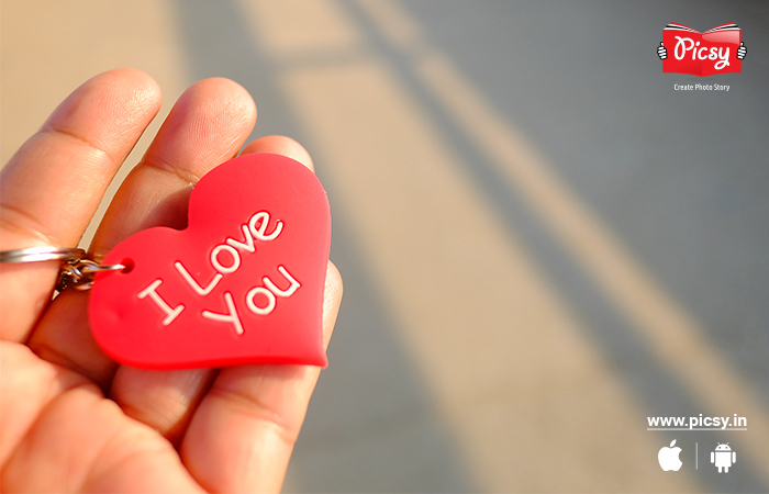 I Love You Couple Keychain