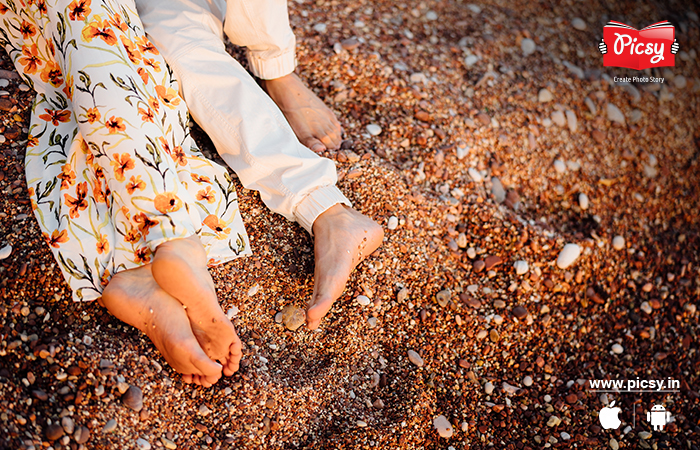Feet in a Couple Photoshoot