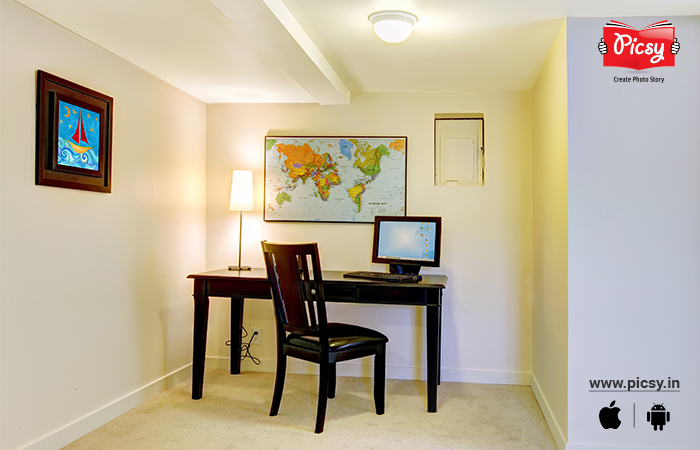World Map Canvas Wall Art for Home Office Decor