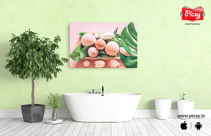 Spa Canvas Art for Bathroom Decor