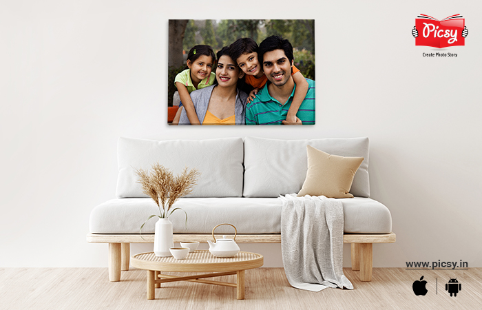Family Canvas Photo Frame Prints