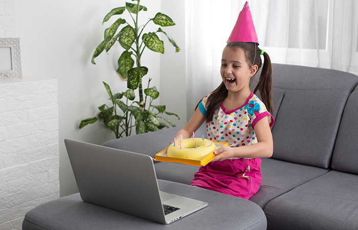 Host a virtual birthday party