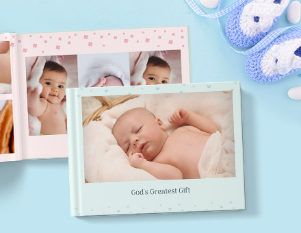 Create Stunning 
Baby Photo Albums – This Way, Please!
