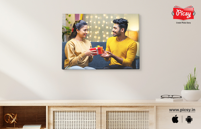 Couple Canvas Photo frame