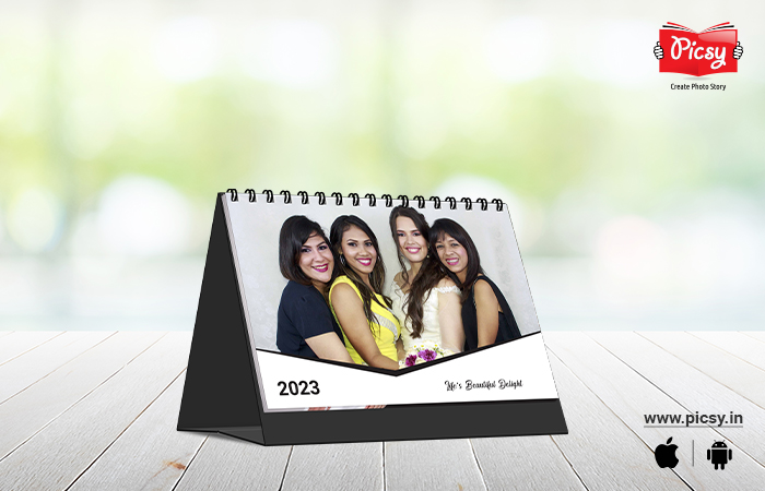 Personalized Photo Calendar For Friends