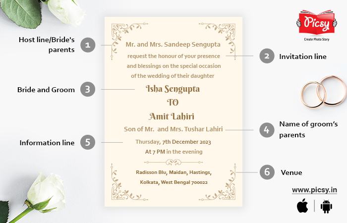 Indian Wedding Invitation Wording Sample