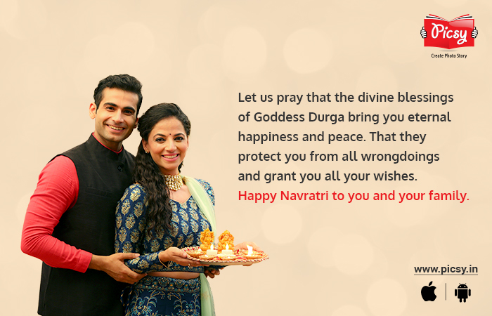 Navratri Wishes for Your Partner