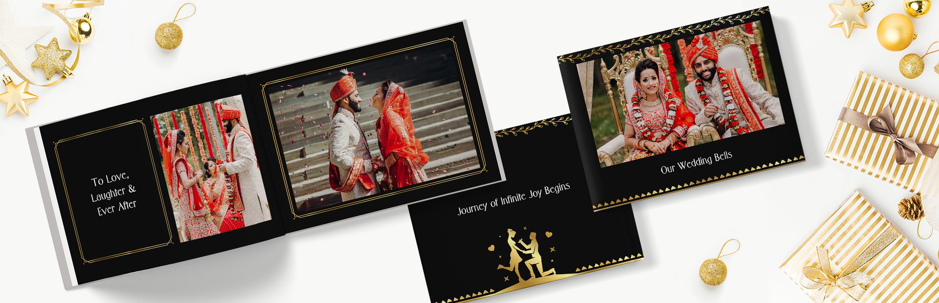 Gilded Wedding Photo Books Online