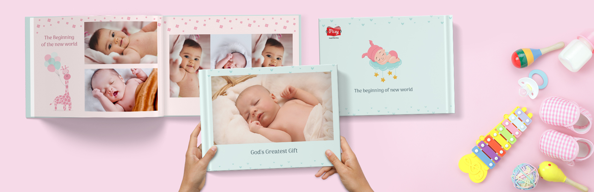 Cute Baby Photo Books