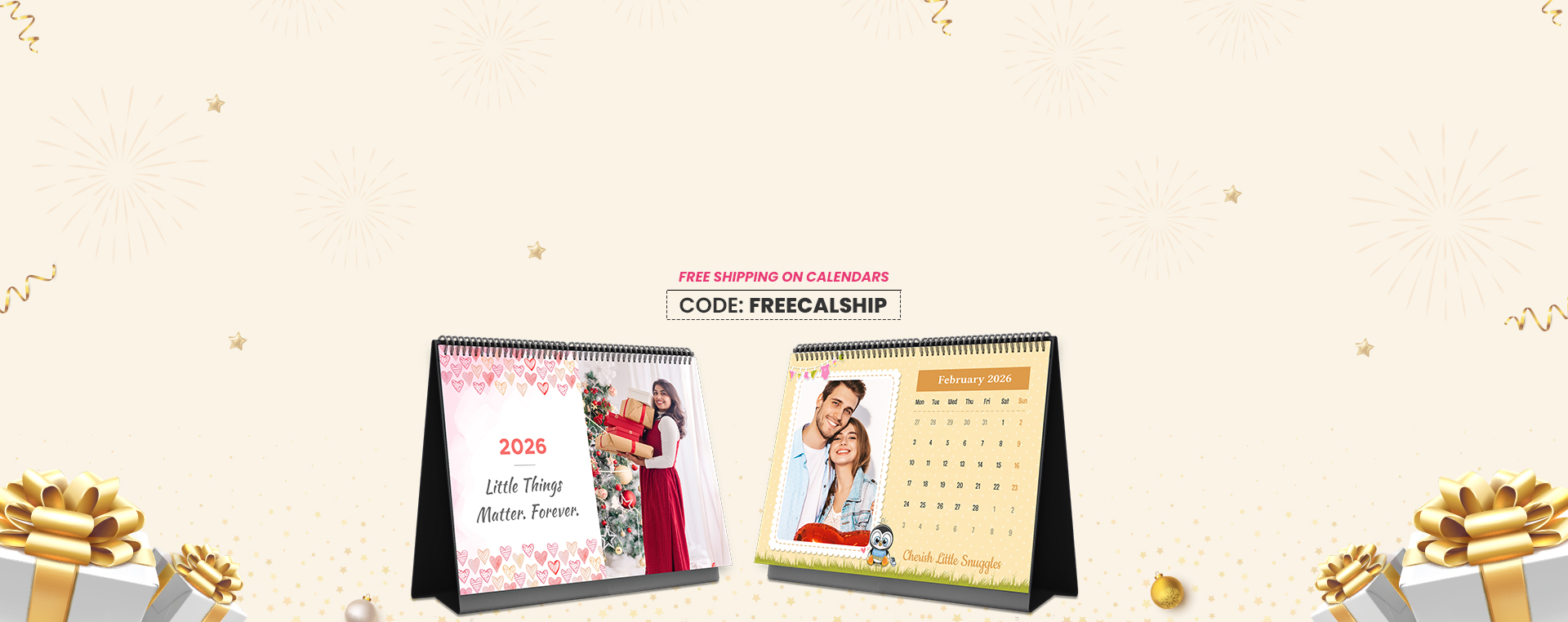 Photo Calendar Christmas banner Photo Calendar Christmas banner