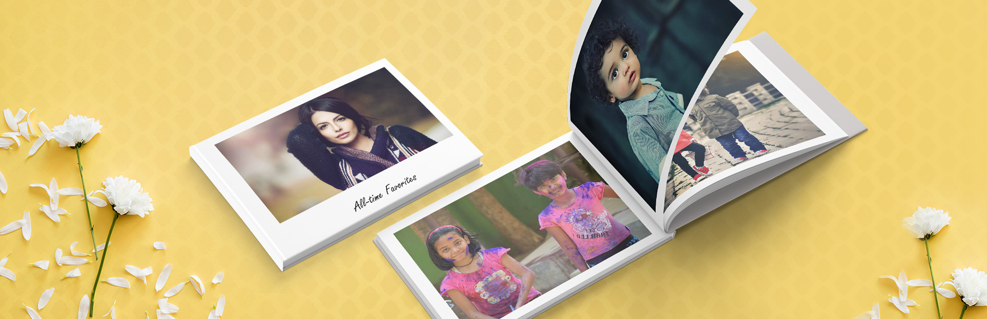 New Age White Personalized Photo Books Online