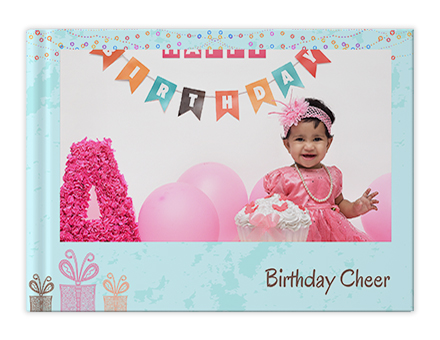 Smiley Birthday Photo Book Printing