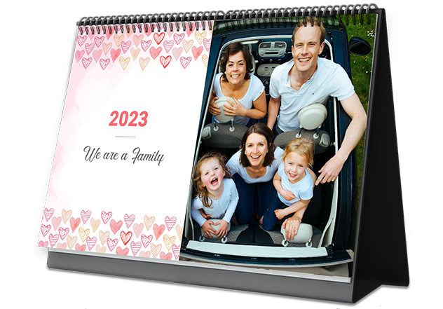 Lovely Family Custom Photo Calendars