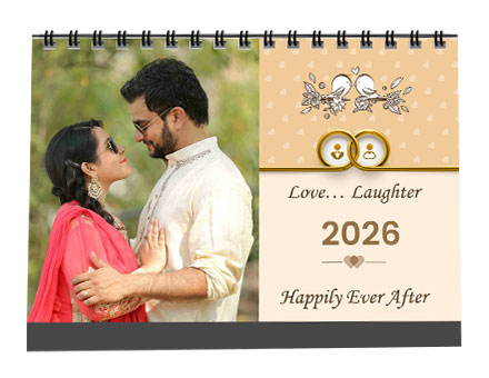 Eternal Bonds Photo Desk Calendar 