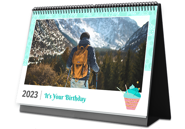 Birthday Star Personalized Photo Calendars