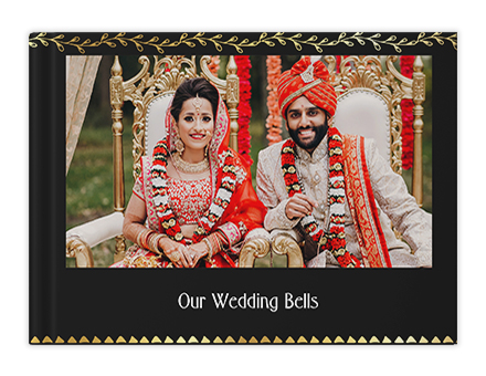 Gilded Wedding Photo Book Printing