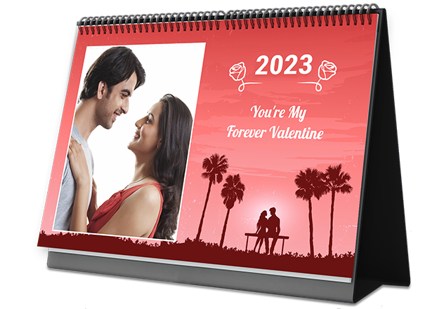 Velvety Valentine Personalized Photo Calendars