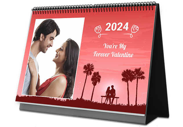 Velvety Valentine Personalized Photo Calendars