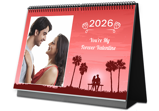 Velvety Valentine Personalized Photo Calendars